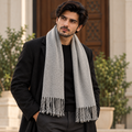 Plain Wool Muffler Light&Soft -R-43