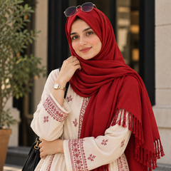 Self Jacquard Pashmina Wool -R-52