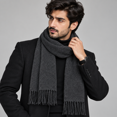 Plain Wool Muffler - R-36