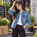 Distressed Jacket with Bronze Buttons - K-176
