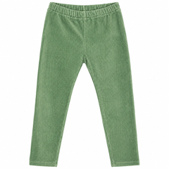Corduroy Leggings with Elastic Waist - K-179