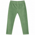 Corduroy Leggings with Elastic Waist - K-179