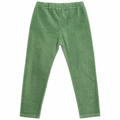 Corduroy Leggings with Elastic Waist - K-179