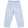 Denim Pants with Cute Bear Patch And Multi Pocket - K-180