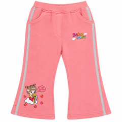 Cotton Track Pants with Cartoon Print - K-181