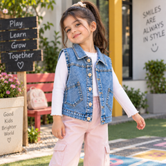 Sleeveless Denim Vest / Jacket - K-167