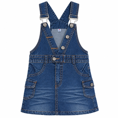 Denim Dungaree Dress / Overall Dress - K-169