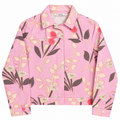 Full Sleeves Floral Printed Pink Jacket - K-172