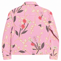 Full Sleeves Floral Printed Pink Jacket - K-172