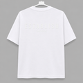 Short Sleeves Round Neck with Front & Back Puff Printed T-Shirt - M-137