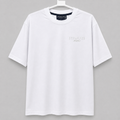 Short Sleeves Round Neck with Front & Back Puff Printed T-Shirt - M-137