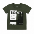 Half Sleeves Round Neck With Graphic Print T-Shirt- K-39