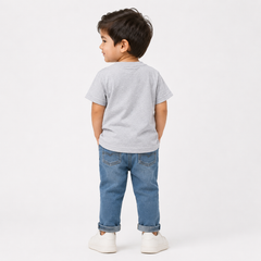 Half Sleeves Round Neck With Graphic Print T-Shirt- K-31