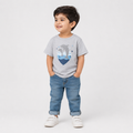 Half Sleeves Round Neck With Graphic Print T-Shirt- K-31