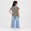 Half Sleeves Round Neck With Print T-Shirt- K-44
