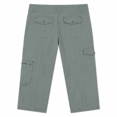Olive Cargo Capri Pant