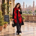 Burberry Style Check Muffler - R-6