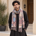 Wool Blended Soft Acrylic Wool Muffler - R-13