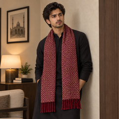 Double-Sided Wool Muffler - R-19