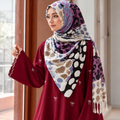 Wool Printed Stole Soft Light Weight - R-21