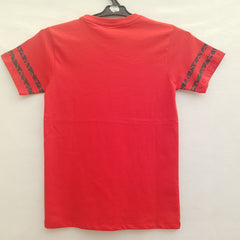 Short Sleeves Round Neck With Graphic Printed T-Shirt - K-103