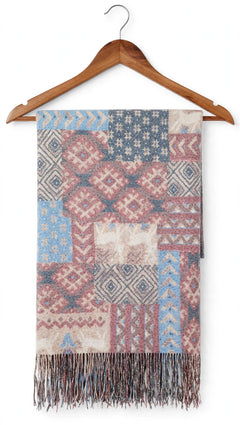 Wool Blended Soft Acrylic Wool Muffler - R-13