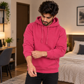 Full sleeves hoodie with ribbed cuffs Adjustable drawstrings Cangro Pocket - M-170
