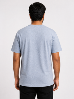 Half Sleeve Crew Neck Graphic Printed T Shirt - M-42