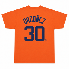 Short Sleeves Crew Neck With Bold Navy Logo On The Chest - M-50