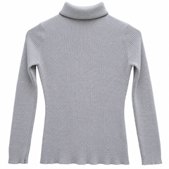 Plain, High Neck, Full Sleeves - W -187