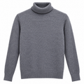 Plain, High Neck, Full Sleeves Ribed Hem &Cuff - W -185