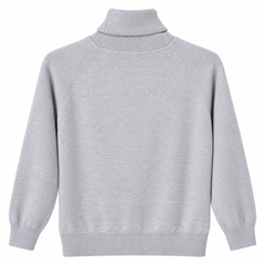 Plain, High Neck, Full Sleeves Ribed Hem &Cuff - W -186
