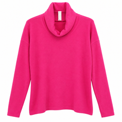 Cowl Neck  loose neck style  Full long sleeves, drop shoulder design - W -181