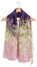 Wool Printed Stole Soft Light Weight - R-23