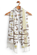 Giraffe Printed Stole - R-10
