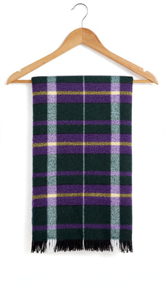 Wool Check Muffler - R-5