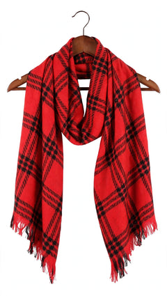 Burberry Style Check Muffler - R-6