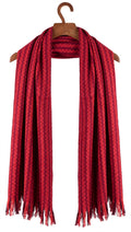Vertical Striped Wool Muffler - R-37