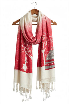 Wool Printed Stole Soft Light Weight - R-24