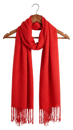 Plain Wool Muffler Light&Soft -R-48