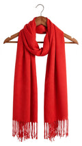 Plain Wool Muffler Light&Soft -R-48