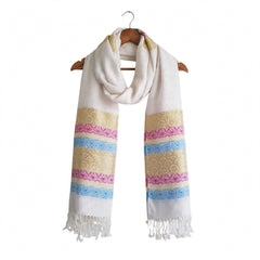 Zari Jacquard Pashmina Stole -R-51