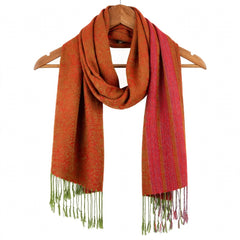 Rust Orange Jacquard -R-63