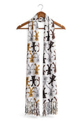 Girls Teddy Bear Printed Stole-R-57