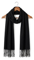Plain Wool Stole Light&Soft -R-49