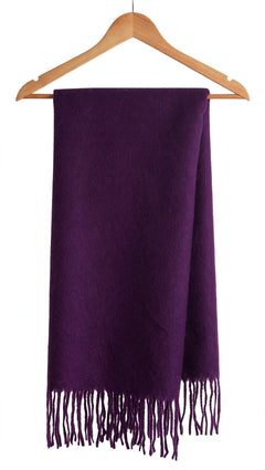 Plain Wool Muffler Light&Soft -R-47