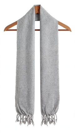 Plain Wool Muffler Light&Soft -R-46