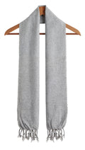 Plain Wool Muffler Light&Soft -R-46