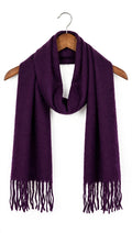 Plain Wool Muffler Light&Soft -R-47