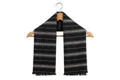 Check Wool Muffler Light&Soft - R-65